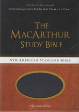 MacArthur Study Bible - NAS (Raven, Leathersoft)