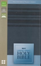 Holy Bible - NIrV (large print, slate blue)