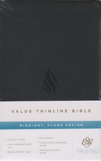 English Standard Version (ESV) - Value Thinline Bible (Midnight, Flame Design)