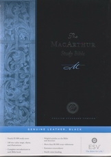 MacArthur Study Bible (genuine leather, black)