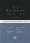 MacArthur Study Bible - ESV (personal size, Trutone, chocolate/walnut, trail des