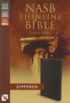 Thinline Bible - NAS (large print, zippered)