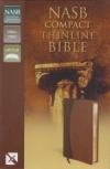 Compact Thinline Bible - NASB (mahogany/chocolate)