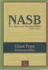 NASB - Giant Print Reference Bible (black, Leathertex)