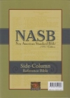 Side-Column Reference Bible - NAS (black, calfskin leather)