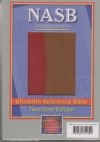 NASB - Ultrathin Reference Bible ( burgundy/tan, Leathertex)
