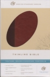 English Standard Version (ESV) - Thinline Bible (Brown/Cordovan, Portfo