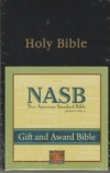 Gift and Award Bible - NAS (black, imitation leather)