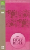 Large Print Holy Bible - NIrV (raspberry)