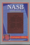 NASB - Compact Bible (Greek Cross stamp, Leathertex)