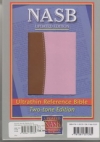 NASB - Ultrathin Reference Bible (brown/pink, Leathertex)